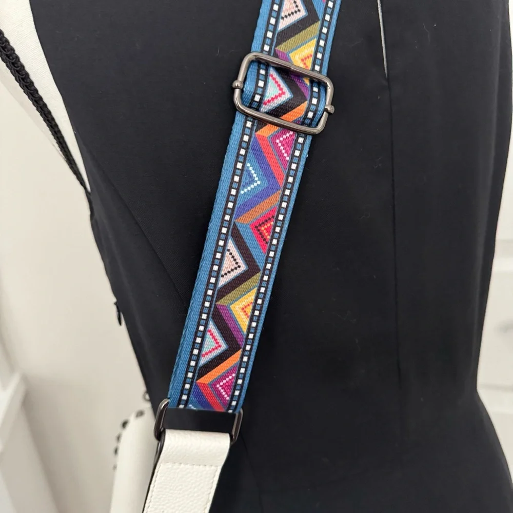 MERSI Studded Crossbody Bag, Includes Two Straps